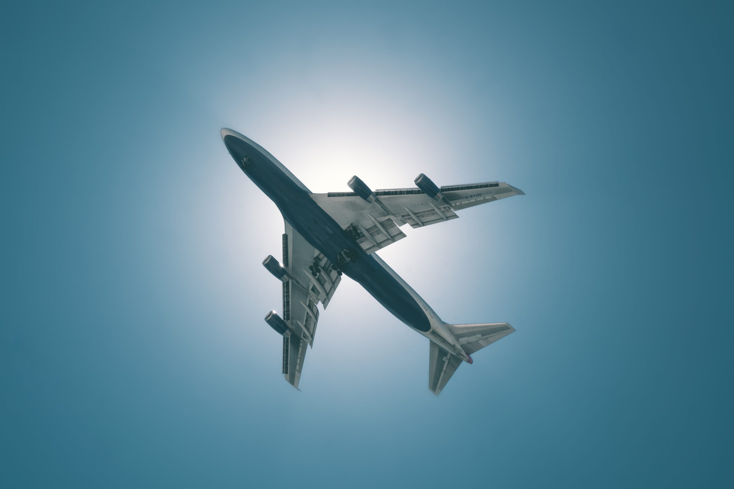 Aircraft airborne during a check flight